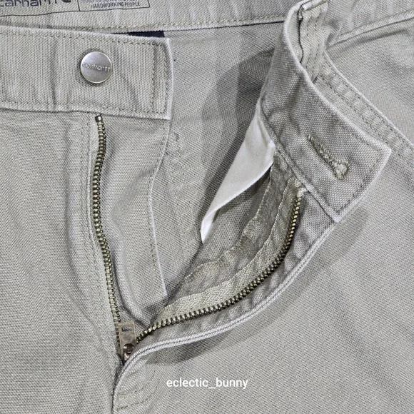 Carhartt Rugged Flex Relaxed Fit Duck Utility Work Pants Gravel 34x30 103279 251 - Picture 11 of 11